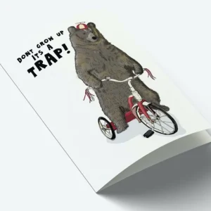 A7 Kort Don'T Grow Up*Mouse & Pen Sale