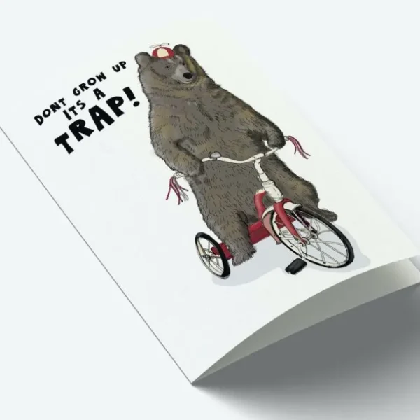 A7 Kort Don'T Grow Up*Mouse & Pen Sale