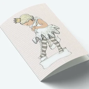 A7 Kort Little Ballet Girl*Mouse & Pen Cheap
