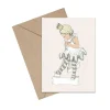 A6 Kort Little Ballet Girl*Mouse & Pen Best Sale