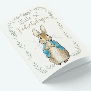 A7 Kort Peter Kanin Tillykke Med Fodselsdagen*Mouse & Pen Hot
