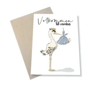 A6 Kort Velkommen Til Berden Bla*Mouse & Pen Discount