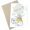 A6 Kort What If I Fall*Mouse & Pen Best