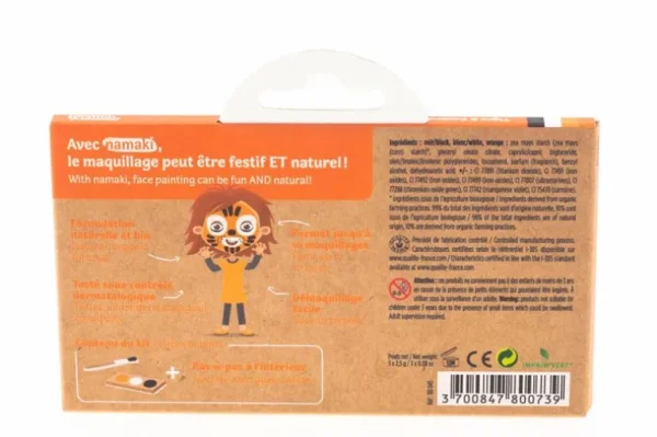 3-Color Ansigtsmaling, Tiger&Raev*Namaki Discount