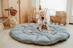 Bloom Legetaeppe, Dusty Blue*Play&go Best Sale