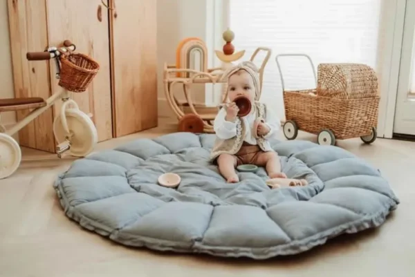 Bloom Legetaeppe, Dusty Blue*Play&go Best Sale