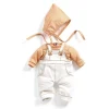 Pomea Dukketøj - Saet Med Overalls, Cannelle*Djeco Clearance