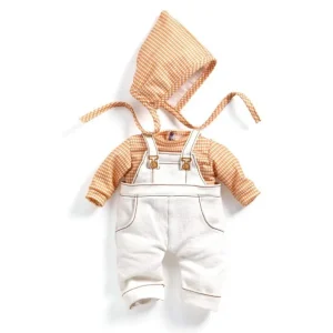 Pomea Dukketøj - Saet Med Overalls, Cannelle*Djeco Clearance
