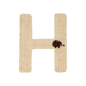 Raffia Klistermærker - H - Pindsvin*RICE New