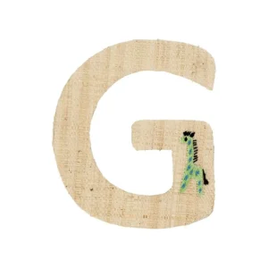 Raffia Klistermærker - G - Giraf*RICE Online