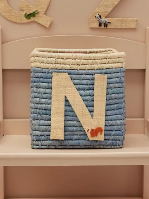 Raffia Klistermærker - N - Egern*RICE New