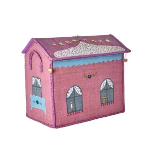 Raffia Lille Opbevaringshus - Castle*RICE Store
