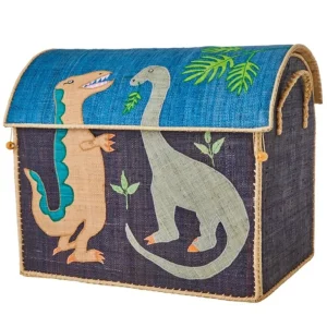 Raffia Stor Opbevaringshus - Dino*RICE New
