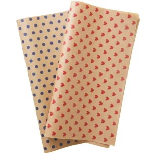 50Stk Madpapir - Prikker*RICE Clearance
