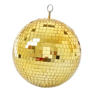 Stor Diskokugle - Guld*RICE Shop