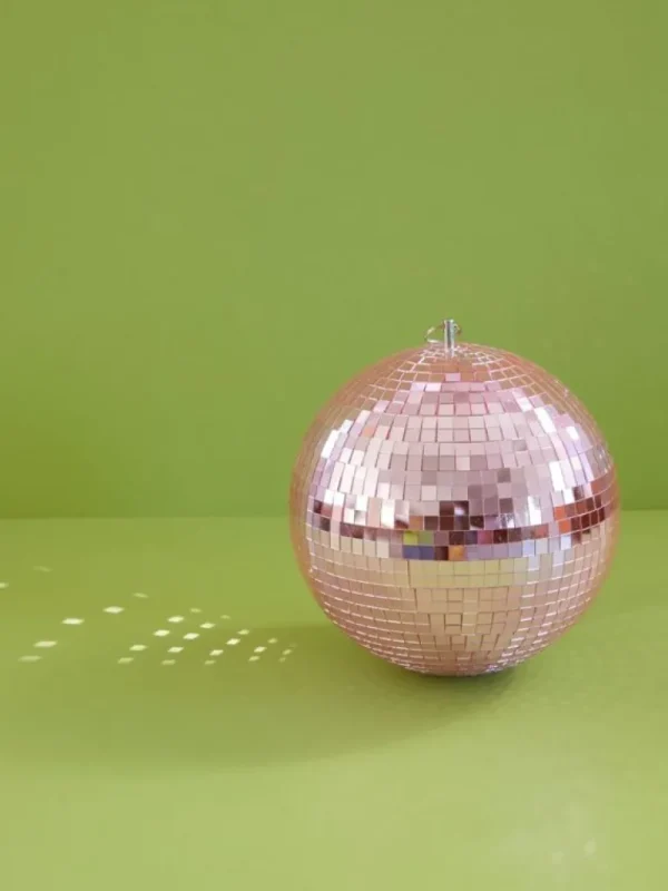 Stor Diskokugle - Pink*RICE Hot