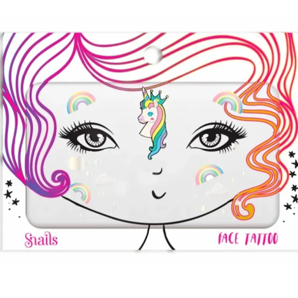 Face Tattoo, Unicorn*Snails Fashion
