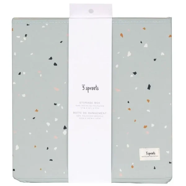 Opbevaringskasse, Terrazzo/Gron*3 Sprouts New