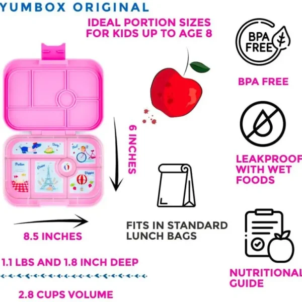 Original 6 Rum, Fifi Pink/Paris*Yumbox Cheap