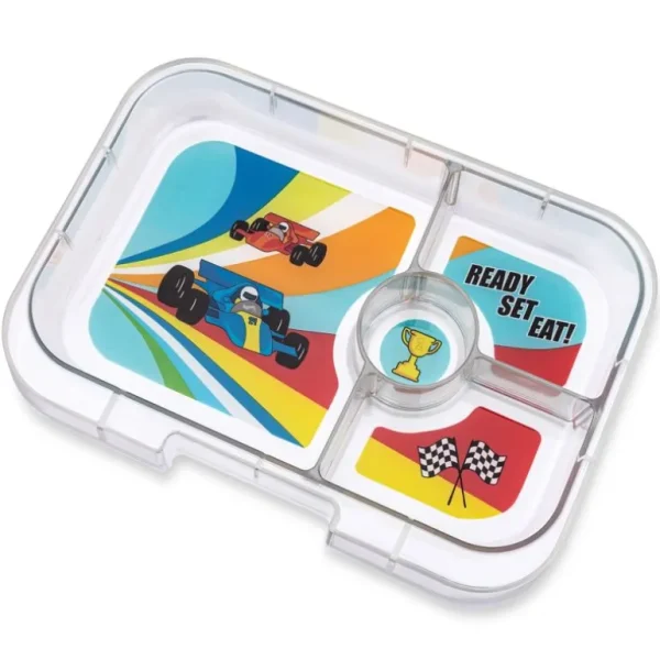 Panino 4 Rum, Blue/Race Cars*Yumbox Store