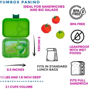 Panino 4 Rum, Green/Bike Race*Yumbox Cheap