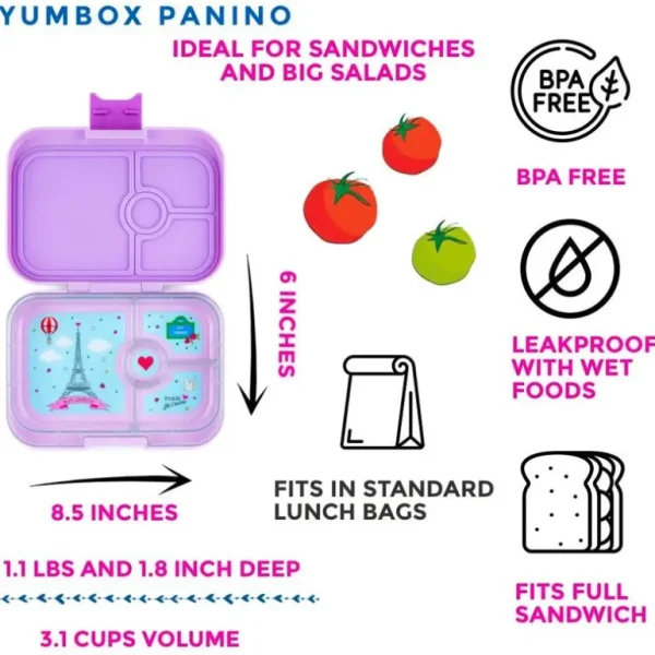 Panino 4 Rum, Lulu Purple/Paris*Yumbox Sale