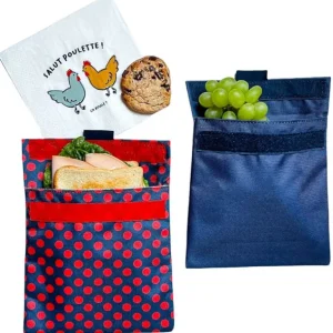 1Stk Sandwich- Og Snackpose, Navy*Yumbox Outlet
